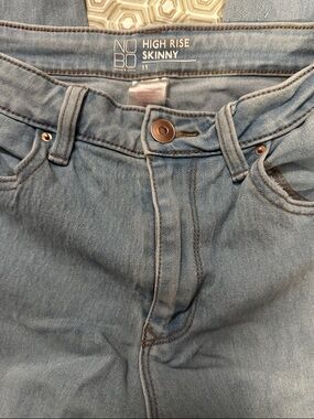 NOBO Light Blue High Rise Skinny Jeans Free Shipping size 11